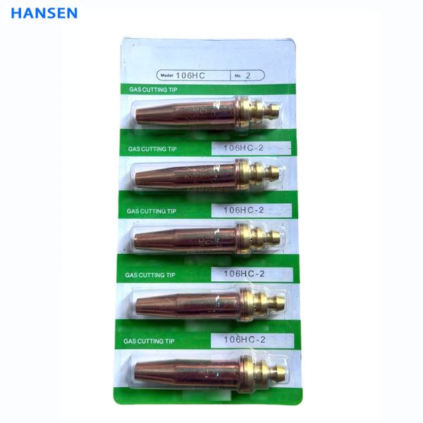 106HC Propane Gas Cutting Tip, Oxy-Fuel Cutting Nozzle ,  for Oxy-Propane Cutting Torch , High Precision Copper Cutting Tip for LPG/Propane Gas Cutting，CUTTING TIP for PROPANE BUTANE LPG NATURAL GASES