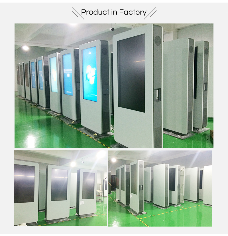 Дисплей 2000nits водоустойчивое 49inch монитора Signage LCD цифров 16:9 на открытом воздухе