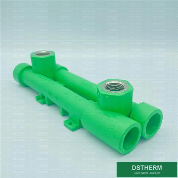 Коллекторы PPR удваивают женский смеситель ручки локтя 2 для батареи ливня регулируемой