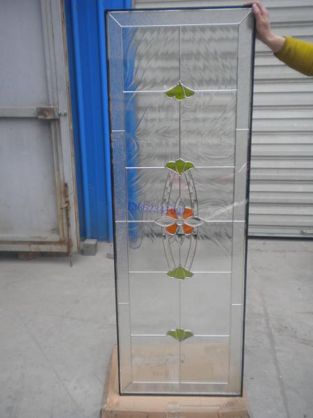 summer flowers - our  exclusive design of  decorative  glass panel