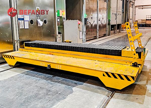 Chauffage à flip arm 15T Véhicule de guidage ferroviaire