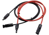 10 cabo de extensão solar duplo do conector 4mm2 6mm2 do medidor