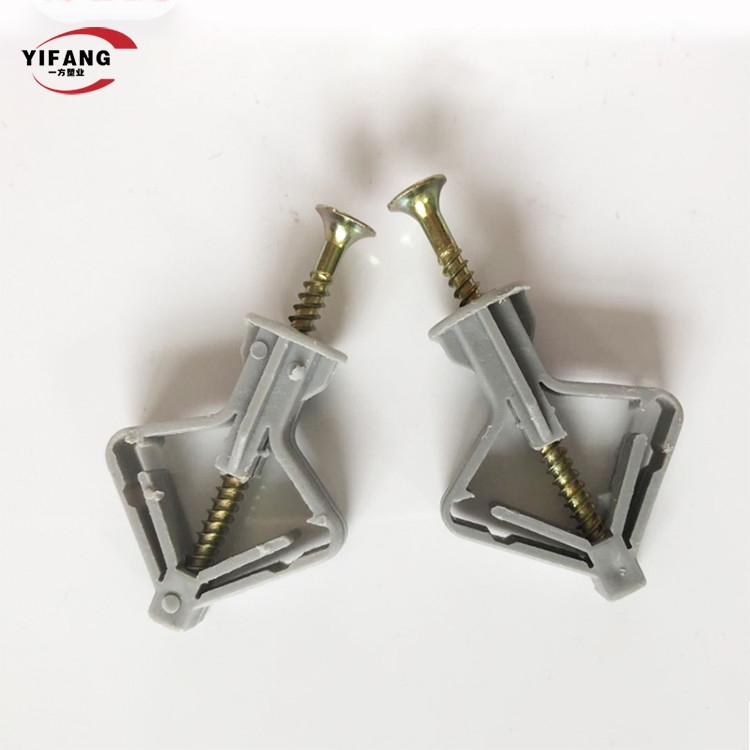 Подгонянный Dia анкера нейлона цвета шарнирнорычажный/анкера 10*38mm винта с крыльчатой головкой