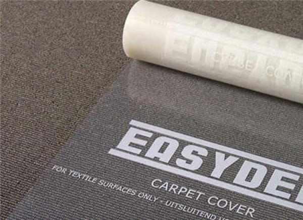Temporary 1000g/25mm 24'' Carpet Protection Film For Home Decoration