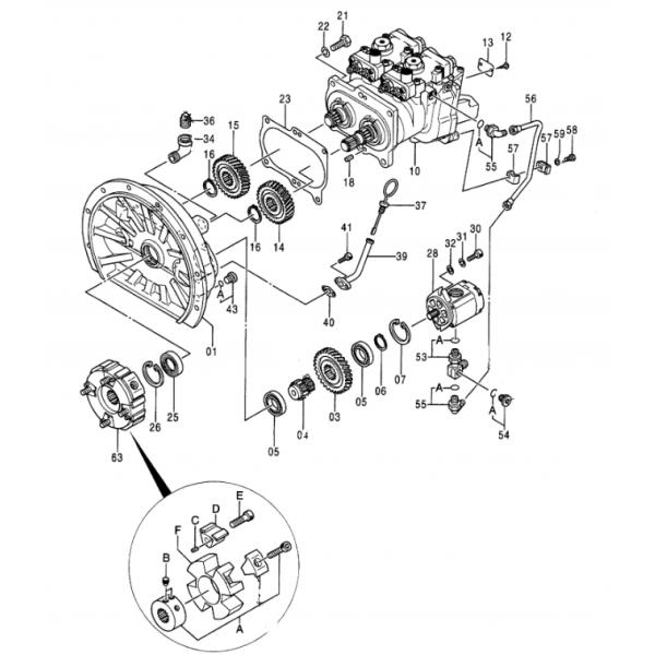 EX120-5 EX130H-5 Hydraulic Pump Belparts Excavator Main Pump For Hitachi 9151416 9153026 9158018 9159230