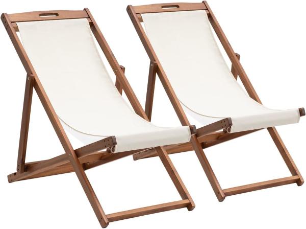 Patio Sling Chairs Outdoor Portable Folding Adjustable Beach Chairs Polyester Fabric Aluminum Chair Set Cushion