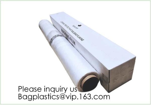 Clear Plastic Sheeting 10 Micron 20 x 250ft – Transparent Protective Masking Film – Automotive Painting & More, bagease