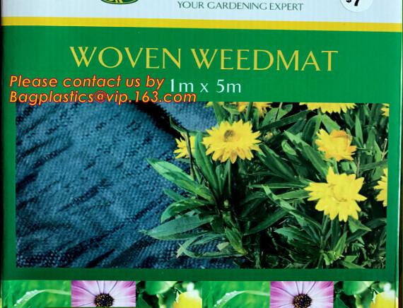 Garden Agricultural Weed Mat,Plastic Ground Cover, Weed Control Mat, pp woven grass mat, black woven pp fabric