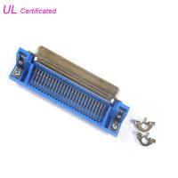 perno 50 25 pares de Centronic del PWB del tipo masculino UL certificada del campeón del conector de ángulo recto del enchufe