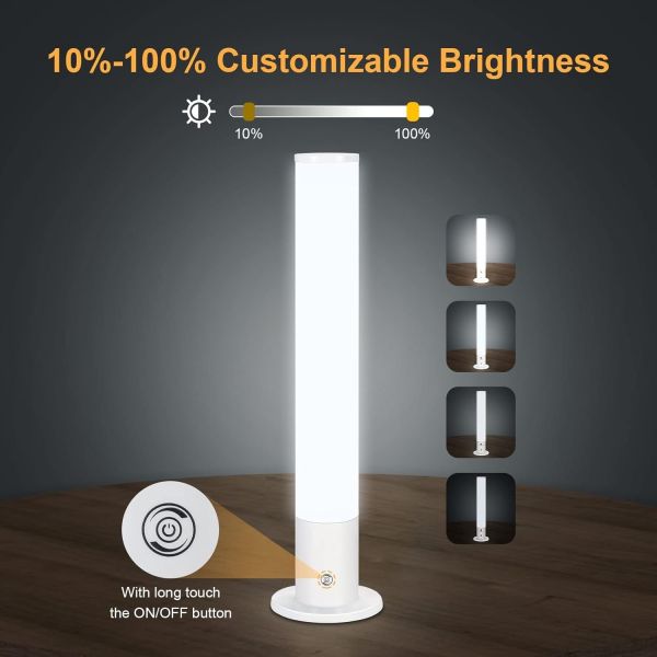 100V - 240V Daylight Simulation Lamp with Remote Control and Adjustable Colors/Brightness for Sunlight Therapy