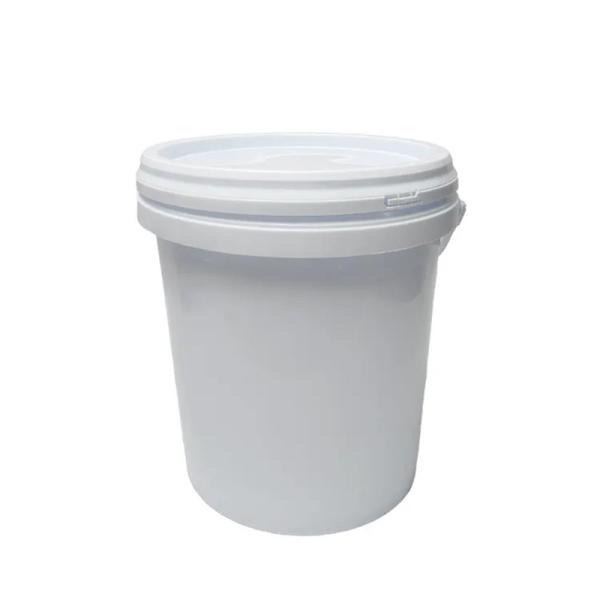 Durable Lightweight Round Plastic Bucket With Lid Color Customization