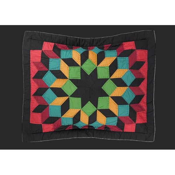 Unique Tetris Patchwork Bedding Sets , Handmade Hotel Style Bedding Sets