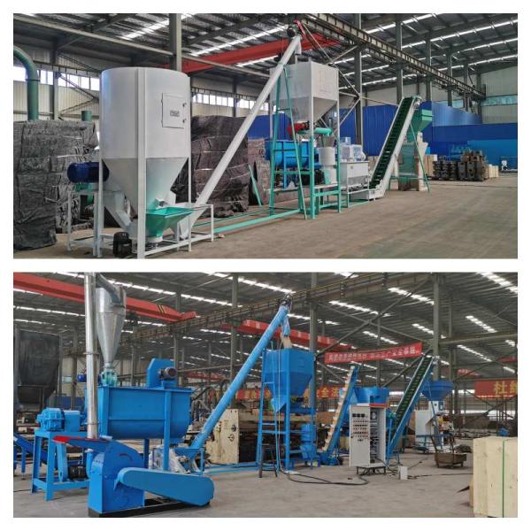 Linha de produção de pellets para alimentação animal de aves de capoeira