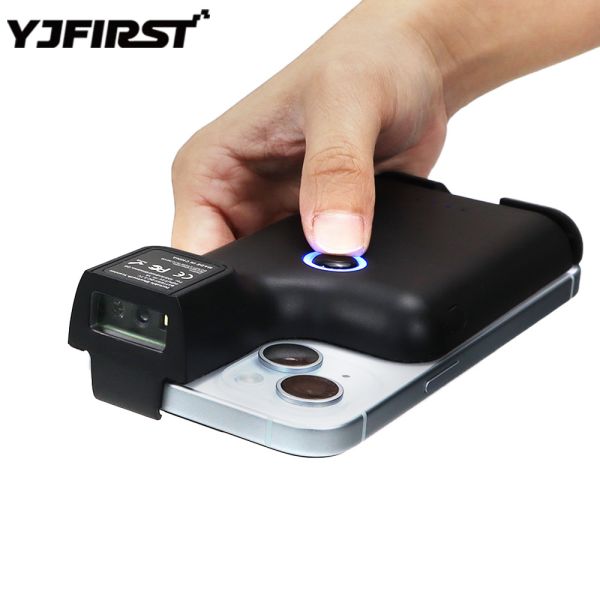 Omnidirectional USB-C Barcode Scanner Belt Clip/Backclip Wearable Scanner for Warehouse & Trolley Use