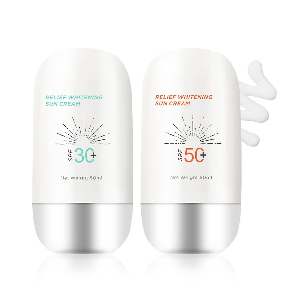 OEM ODM Brand Customization Organic Natural Spf 50 Sunscreen Sunscreen Product Skincare Facial Mineral Uva Uvb Sunscreen