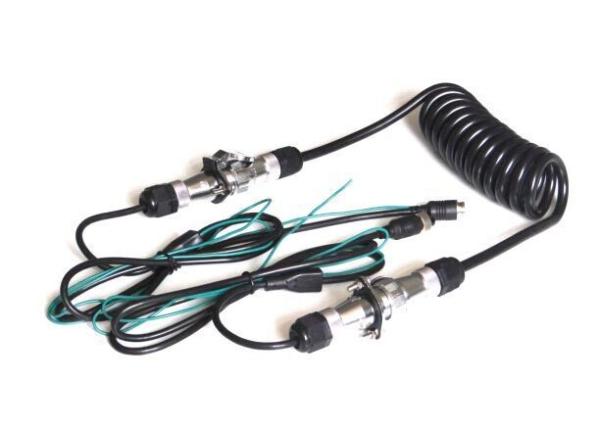 Spiral Coiled Power Wire PVC Insulation Truck Trailer Harness SGS Certificate