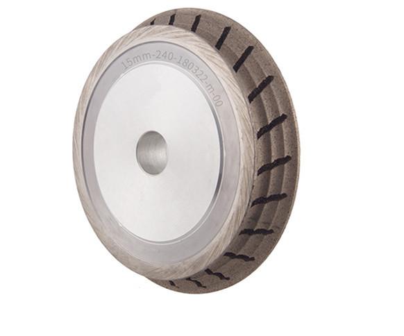Triple OG Glass Edge Metal Bond Grinding Wheels For Glass CNC Edging Machine