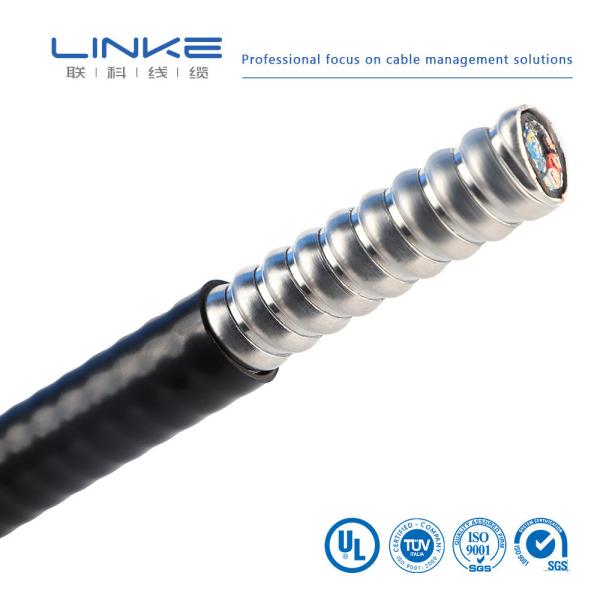 Cable de energia de baixa tensão de cobre blindado PVC isolado para cabo blindado subterrâneo industrial