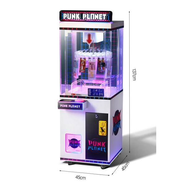 1 jogador Mini Máquina de garra operada por moeda Máquina de jogo de presente de clip para diversão personalizada