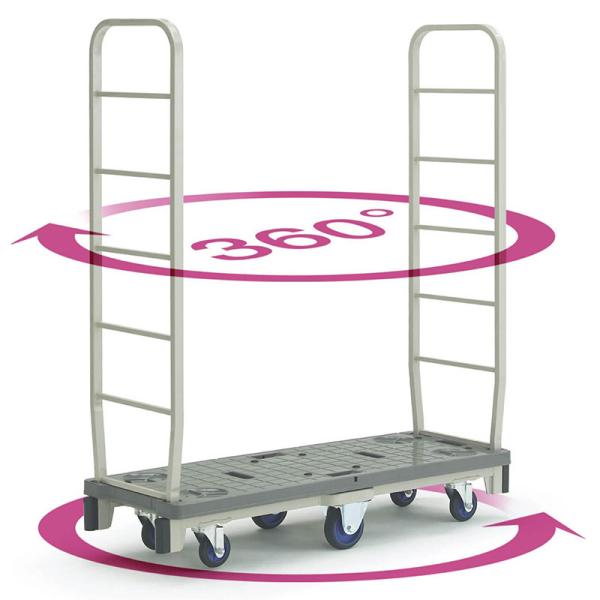 Supermarket Steel Q235 500KGS Capacity Roll Cage Containers