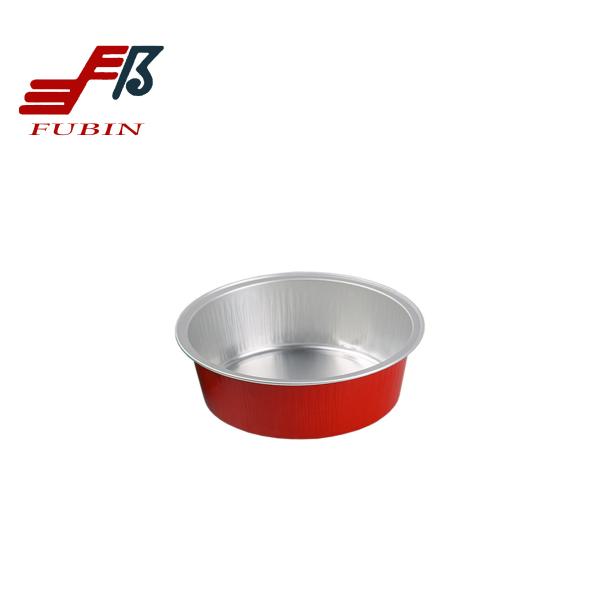 Square Colored Aluminum Foil Pans Alloy 8011 0.088mm Thickness