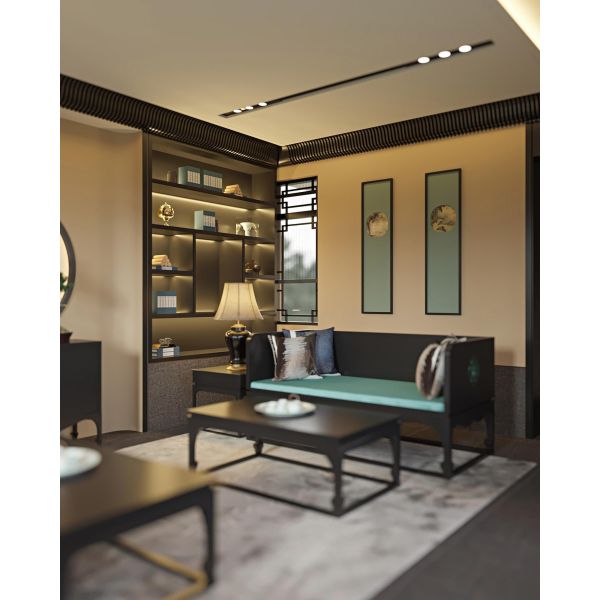 CUSTOM LUXURY NEW CHINESE STYLE SOLID WOOD FURNITURE SET FOR HOTEL, CLUBHOUSE & RESIDENTIAL | BESPOKE BED, SOFA, DINING SET, CONSOLE TABLE & DISPLAY CABINET FOR HOSPITALITY PROJECTS