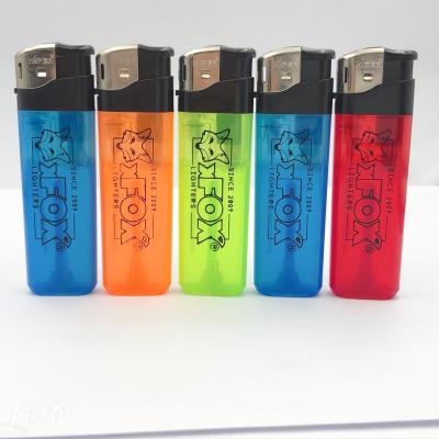 Model NO. DY-588 Refillable Slim Body Kitchen Butane Gas Lighter with Electric Design