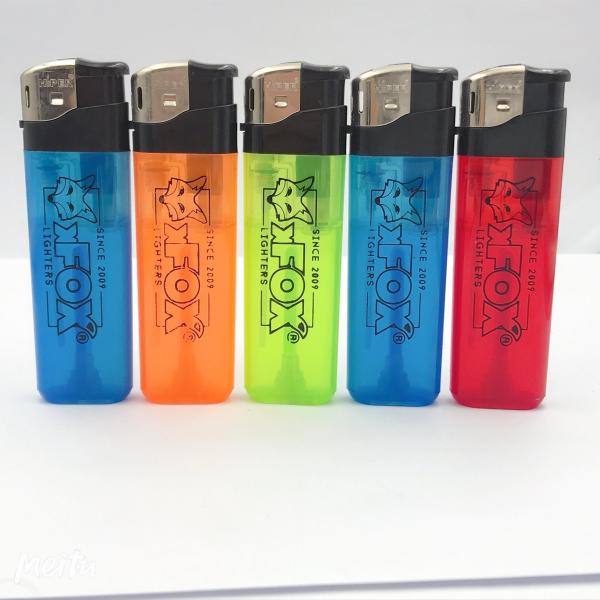 Plastic Electronic Gas Briquet Disposable Lighter from Baida 82.2*24.9*11.8mm Size