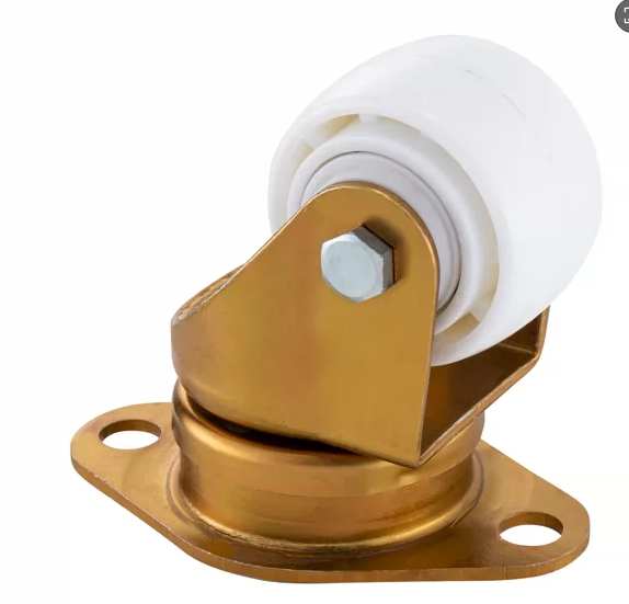 58mm 200 Kg Load  Diamond Base Plate Caster Airport Transport Caster Air Cargo Nylon Caster Wheel Ground Support Equipment Caster