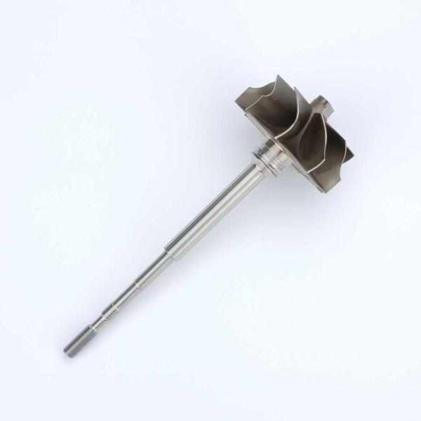 MS-TECH Turbo K26/K27 Tourbine Arbre de roue Ind 64,4 mm Exd 54,55 mm Lames 9 longueur 145,5 mm
