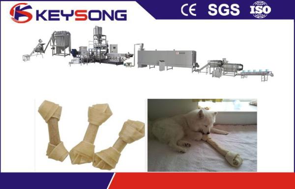 304 Stainless Steel Pet Dog Food Extruder Machine Dog Chewing Treats Extruder