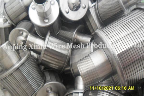 Stainless Steel Johnson Wedge Wire Water Screen Nozzle For Sand Filter