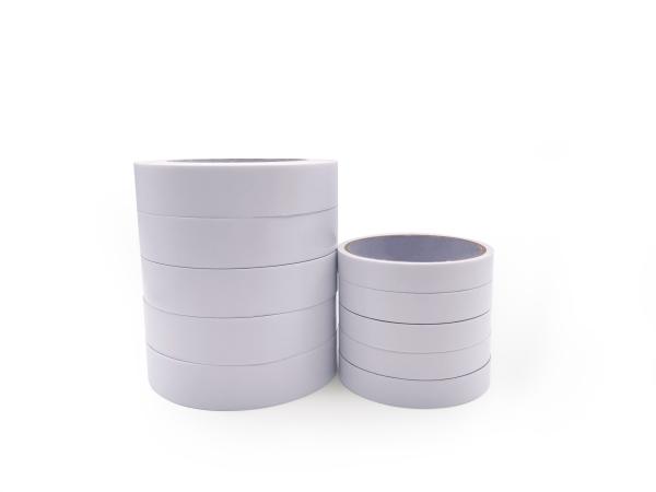 Acrylic Adhesive Double Coated Tissue Tape , Paper Masking Tape Various Sizes