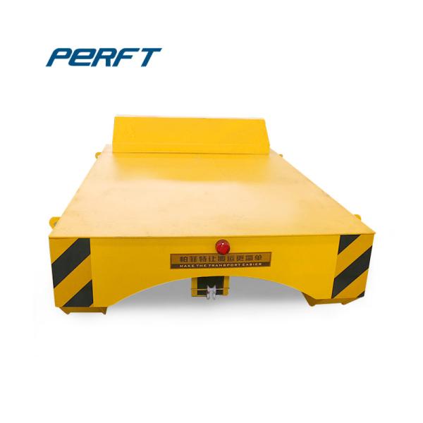 KPT Series Industrial Motorized Carts / Bed Rail Heavy Load Cart For Mold Transportation