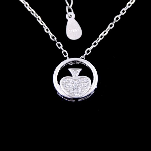 Форма ожерелья 2 падения Зирконя корейского стиля кубическая с Эйфелевой башней/звездой