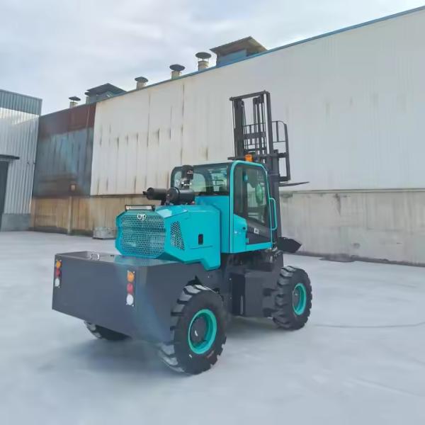 4x4 chariot élévateur 3,5 tonnes 5 tonnes 7 tonnes articulé chariot élévateur sur terrain accidenté