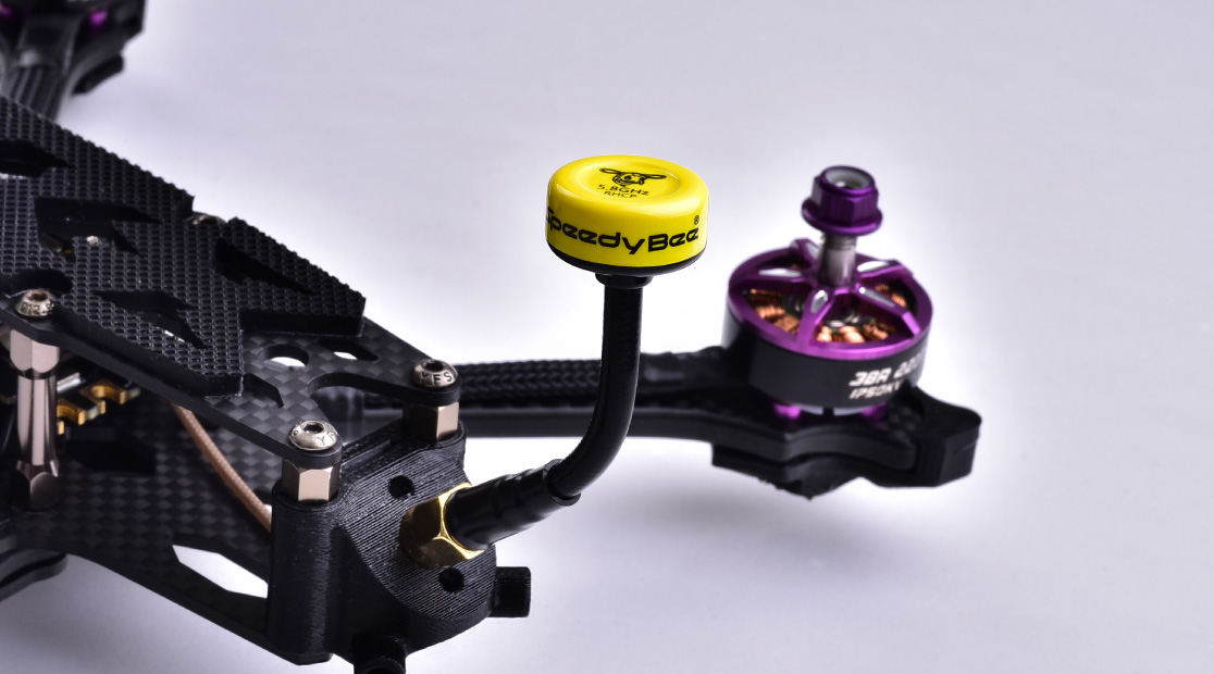 RunCam SpeedyBee 5.8GHz FPV Racing Drone Multirotor Antenna 2.0Dbi RHCP LHCP SMA/RP-SMA/UFL/MMCX 2pcs Security Protection