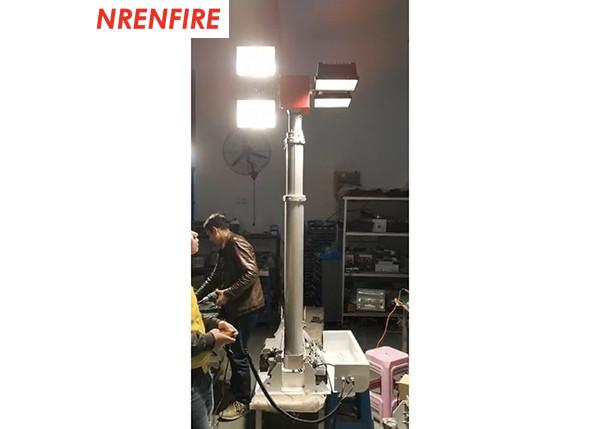 4m vehicle roof mount pneumatic telescopic mast light tower/telescopic mast/ pneumatic mast tower