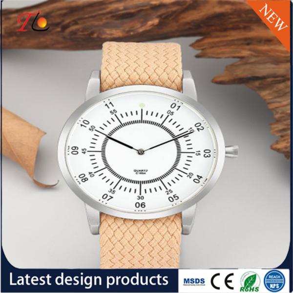 quartz Wrist Watch weave strap Watch delicate  Fashion Watch  AlloyCase custom LOGO Multicolor strap Monochrome