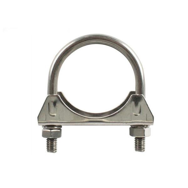 U Bolt Type Exhaust Pipe Muffler Clamp - ( Galvanized Iron / Stainless Steel )