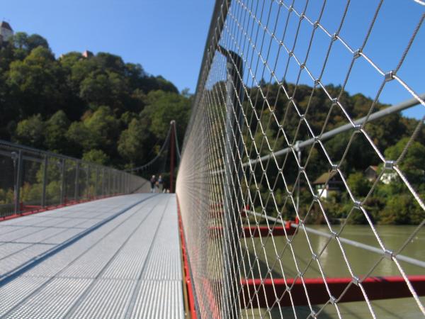 1/2 flexible stainless steel wire rope mesh net 12.70mm mesh cable mesh