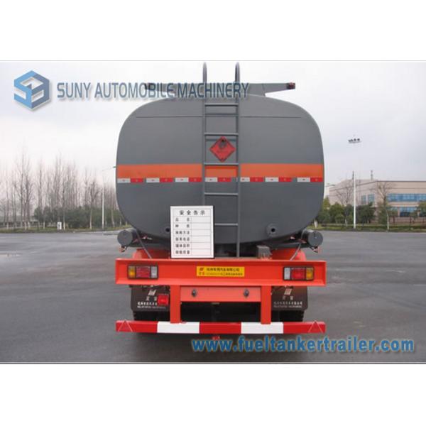 Customized Oil Tank Trailer 42000L Trapezoid Alcohol Chemical Tank Trailer 0.9 Bar