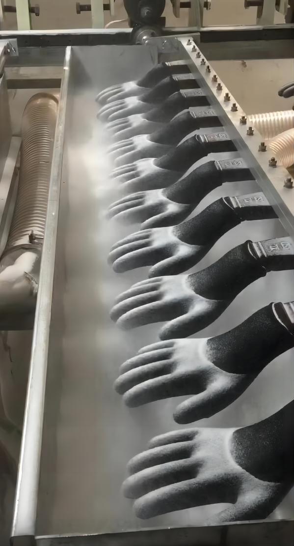 1000 Pairs/H Glove Coating Machine 3*380V Rubber Hand Gloves Making Machine