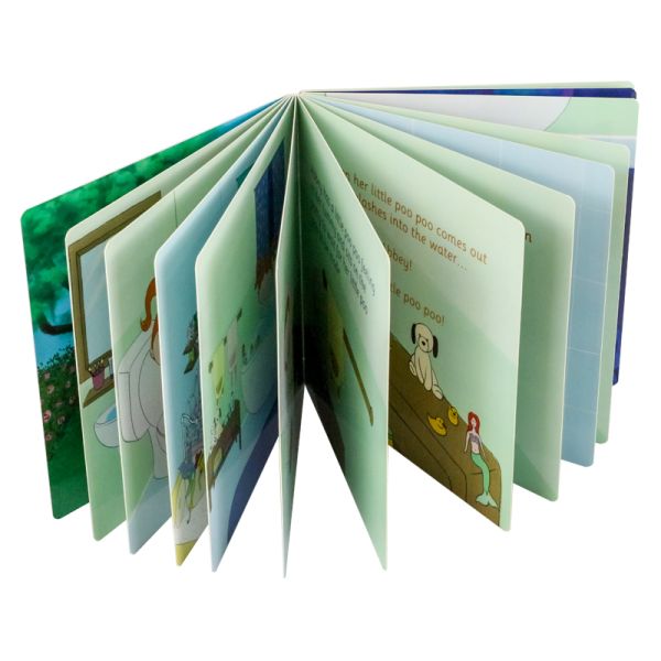 Full Color Children's Board Books 600gsm Custom Paperback Book 20*20CM