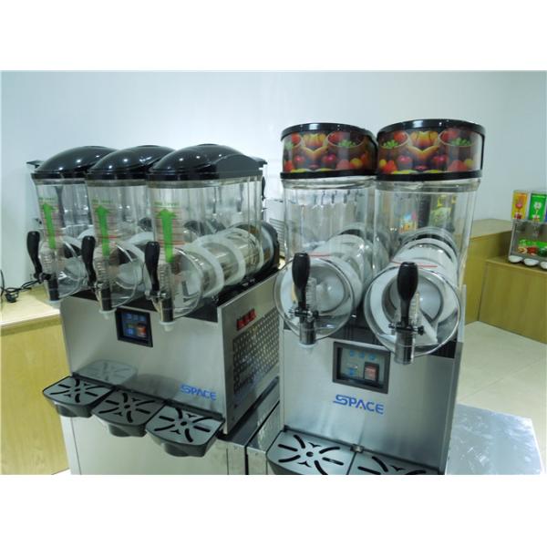 Commercial Grade Frozen Granita Machine Stainless Steel Body CE ISO9001