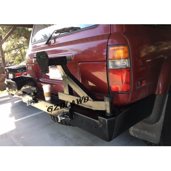 Бампер наборов тела автомобиля Тойота LC80 сверхмощный свернутый стальной задний с дороги