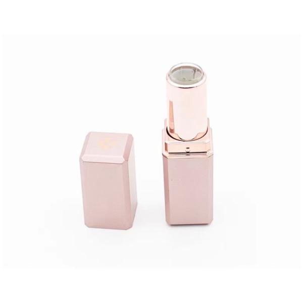 5-6g Capacity Square Empty Lipstick Tube with Four Leaf Clover Printing and Plastic Material