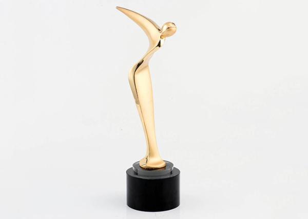 Rose Gold Plated Golf Trophy Awards , Longest Driver PGA Golf Trophies