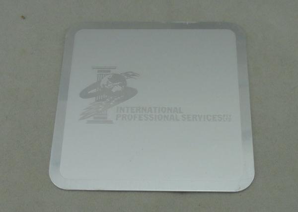 International Professional Services Custom Made Badges  Brass Photo Etched