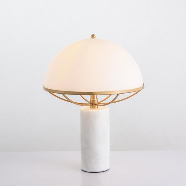 Postmodern designer's desk lamp creative marble living room study light luxury villa hotel European American style bedroom desk lamp